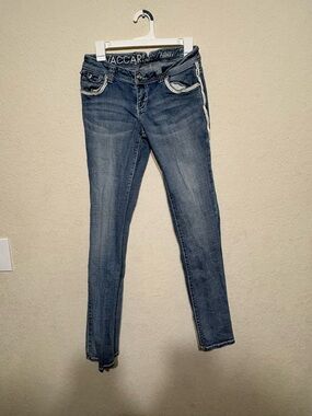 Vaccari Abby Skinny Jeans rhinestones